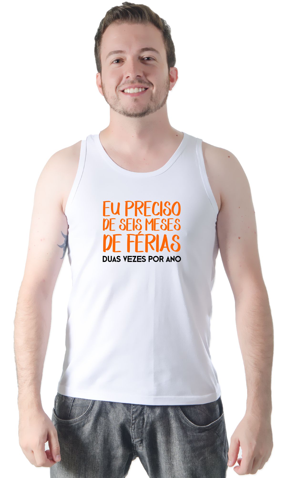 Camiseta 6 meses de férias