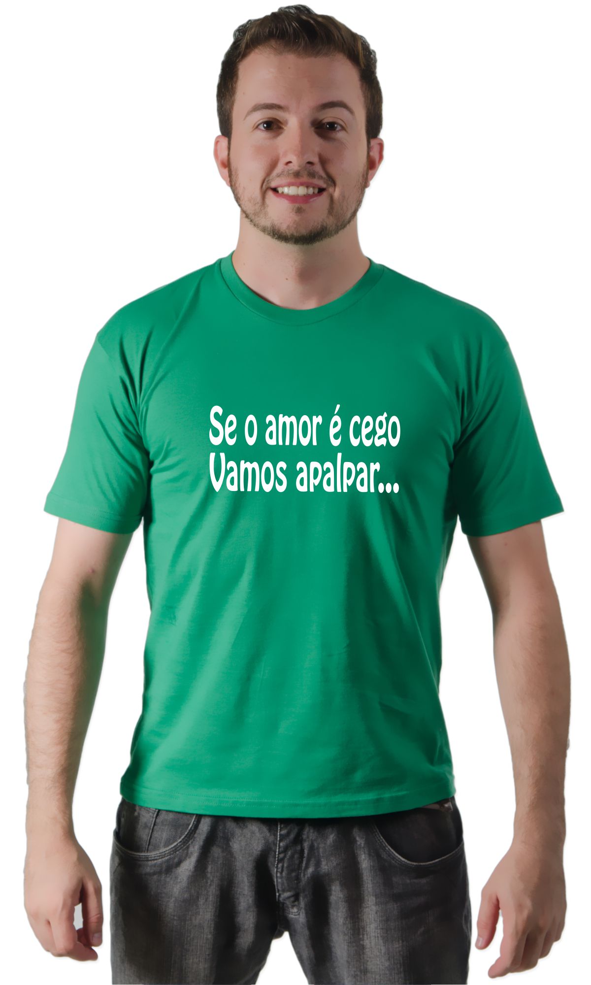 Camiseta amor é cego